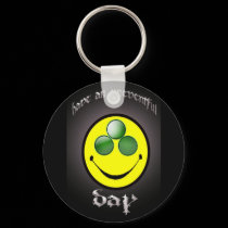 uneventful smiley keychains by wolffreeborn uneventful smiley keychains