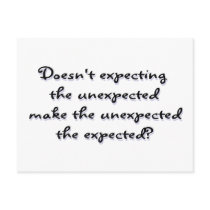 Unexpected? postcards by lookcrazy Unexpected? postcards