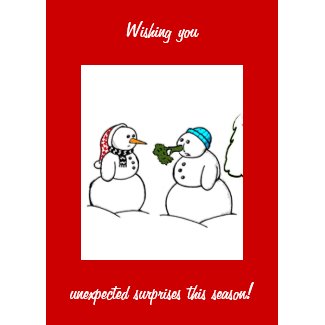 Unexpected surprises card