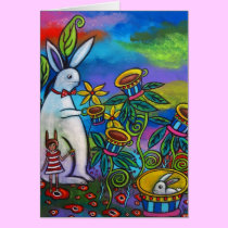 Unexpected Tea Party Birthday Card cards