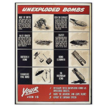 Unexploaded Bombs flyers