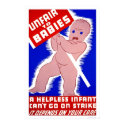 Unfair To Babies 1938 WPA posters