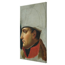 Unfinished Portrait of Napoleon I Stretched Canvas Prints
