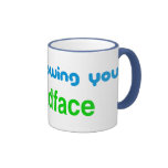 Unfollowing, friendface mug