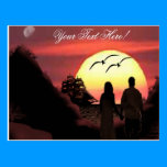 Unforgettable Romantic Greeting postcards