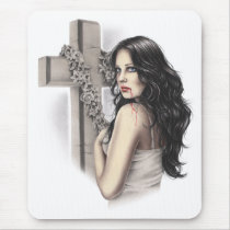 Unforgivable Sinner Vampire Mousepad mousepads