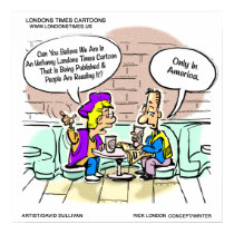 Unfunny Published Cartoon On Poster (Funny Tho) posters