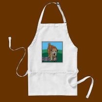 Unhappy Camper aprons