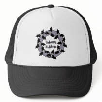 Unhappy Holiday Wreath hats by opheliasart Unhappy Holiday Wreath hats