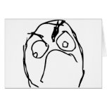 Unhappy Rage Face cards