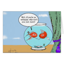 Unhappy Relationship Greeting Card