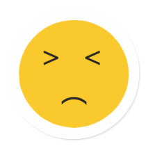 Unhappy stickers by AryadnaDesign Unhappy stickers