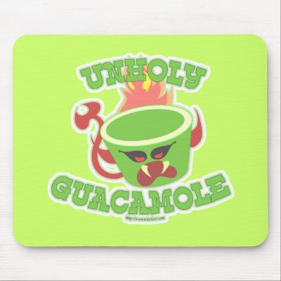 Unholy Guacamole Mouse Mats by Anotherfort