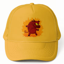 UNHOLY PIG! hat by holymoly UNHOLY PIG! hat
