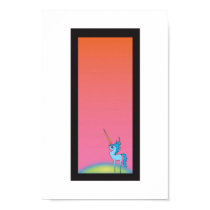 Uni and the Sunset posters by nimbusdesigns Uni and the Sunset posters