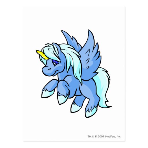 Uni Blue Post Cards