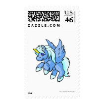 Uni Blue postage by neopets Uni Blue postage