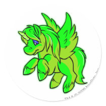 Uni Glowing stickers by neopets Uni Glowing stickers