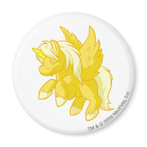 Uni Gold magnets by neopets Uni Gold magnets