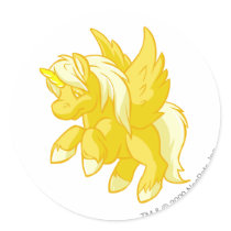 Uni Gold stickers by neopets Uni Gold stickers