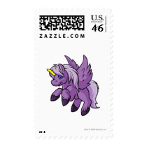 Uni Purple postage by neopets Uni Purple postage