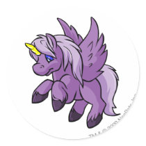 Uni Purple stickers by neopets Uni Purple stickers
