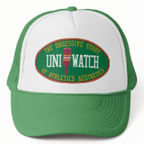 Uni Watch Trucker Hat (alternate) by Uni_Watch Uni Watch Trucker Hat (alternate)
