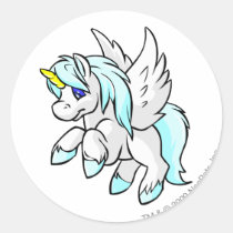 Uni White stickers