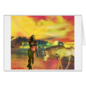 Unicorn and fae cards