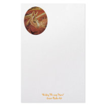 Unicorn and Fairy Art Stationery stationery