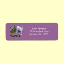 Unicorn And Friends Fantasy Address Label labels