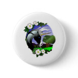 Unicorn and Roses III ©2011 Pinback Buttons