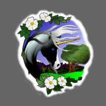Unicorn and Roses III ©2011 t-shirts