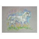 Unicorn & Baby - Fantasy Realm Creations posters by pawtraitart Unicorn & Baby - Fantasy Realm Creations posters