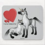 Unicorn Beauty Hearts Mousepad 6A
