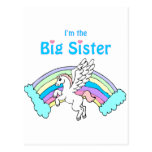 unicorn big sister postcards