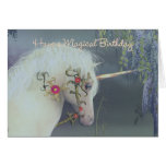 Unicorn Birthday Card Magical Birthday