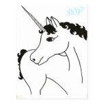 UNICORN by Anya Post Card