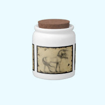 Unicorn candy jars