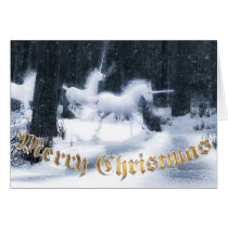 Unicorn Christmas Cards cards