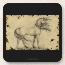 Unicorn cork coasters