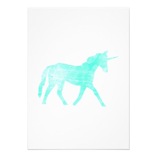 Unicorn Custom Invitations
