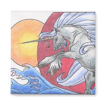 Unicorn Cycle: Summer ©1999 magnets