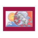 Unicorn Cycle - Summer ©1999 postcards by smilodonart Unicorn Cycle - Summer ©1999 postcards