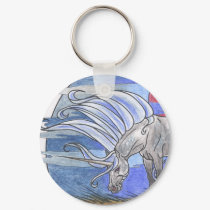 Unicorn Cycle: Winter ©1998 keychains by smilodonart Unicorn Cycle: Winter ©1998 keychains