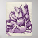 Unicorn Den by Toni Donelow Stewart print