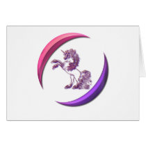 Unicorn Design Greeting Card