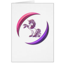 Unicorn Design Greeting Card