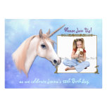 Unicorn Dreams 12th Birthday - Customize Custom Announcement