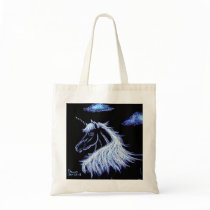 unicorn dreams blue bags by dawnmcininch unicorn dreams blue bags